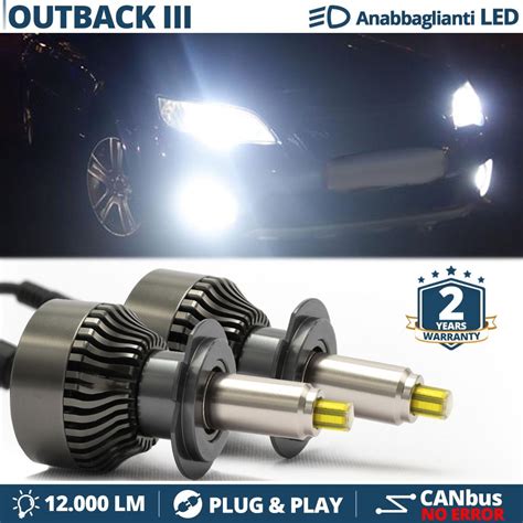 Kit LED H7 Pour Subaru OUTBACK 3 Feux De Croisement Lenticulaires