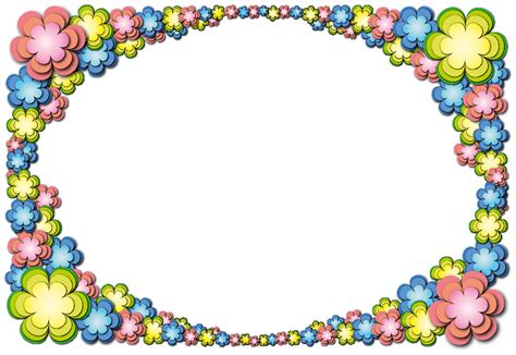 Spring Clipart Frames Beautiful Floral Borders For Your Designs