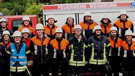 Leistungsprüfung bei der Feuerwehr Weisbrunn