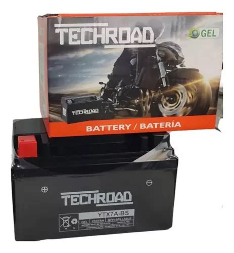 Bateria Ytx7a bs Gel Tech Road Motonetas Ds Cs Ws Envío gratis