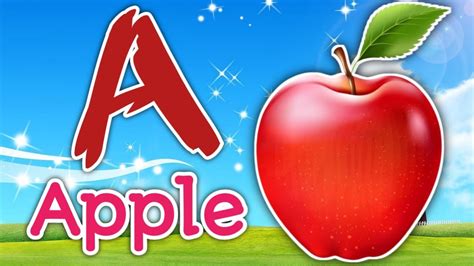 A For Apple B For Ball Abcd Abc Alphabet