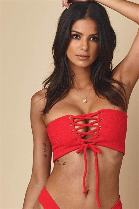 Crimson Micro Scrunch Corset Bikini Top Shopperboard