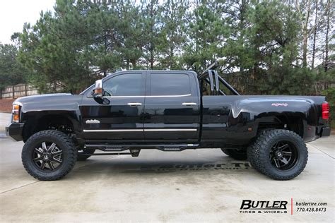 Chevrolet 3500hd Dually With 22in Fuel Maverick Wheels Exclusively From