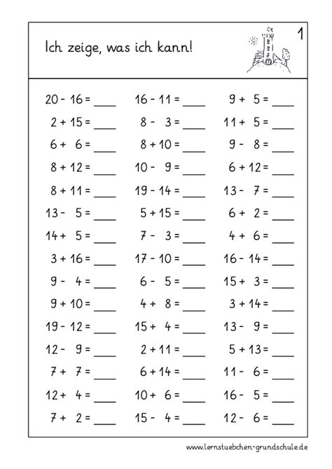 Schriftliche Subtraktion Mathe Grundschule Pdf