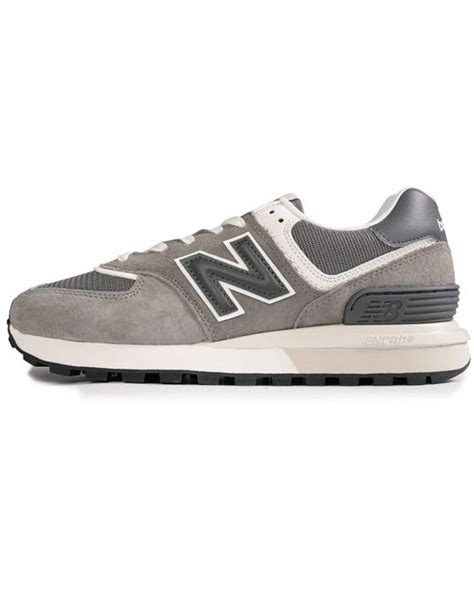 New Balance Suede 574 Legacy Grey In White For Men Lyst Uk