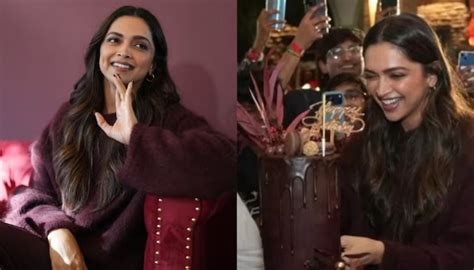 deepika padukone marks  birthday  fans  celebration clips