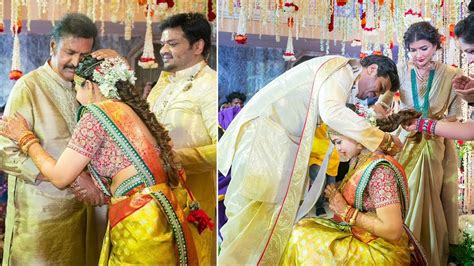 బగర వరణల మరసపతనన Hero Manchu Manoj Wedding Visuals