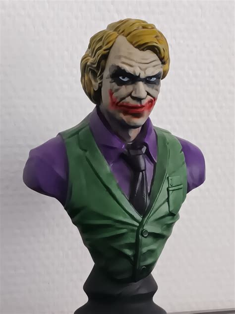 3D Print Joker Bust Made With Elegoo Saturn 3Cults