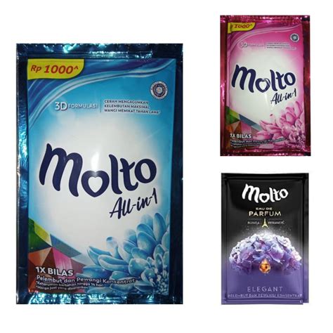 Jual SS Molto All In One Softener Sachet 20 Ml EDP Pure 20ml 1000 An