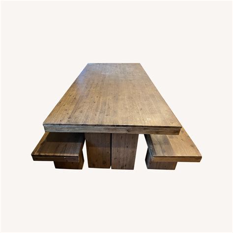 Structube Wood Dining Set - AptDeco