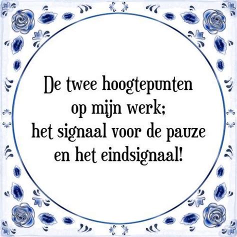 Tegeltje Met Spreuk Tegeltjeswijsheid De Twee Hoogtepunten Op Mijn