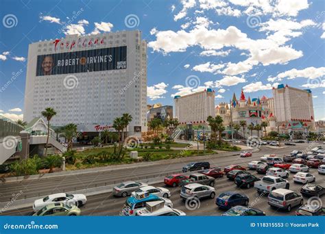 Exterior Of Tropicana Hotel In Las Vegas Strip Nevada Editorial Stock