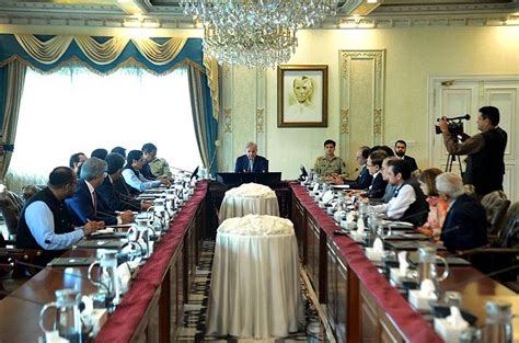 Prime Minister Muhammad Shehbaz Sharif Chairs A Review Meeting On