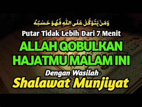 Alhamdulillah Terkabulsholawat Munjiyat Kali