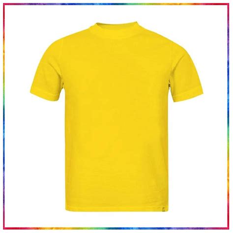 Camiseta Amarela Poliester Para Sublima O Tamanhos Unidades