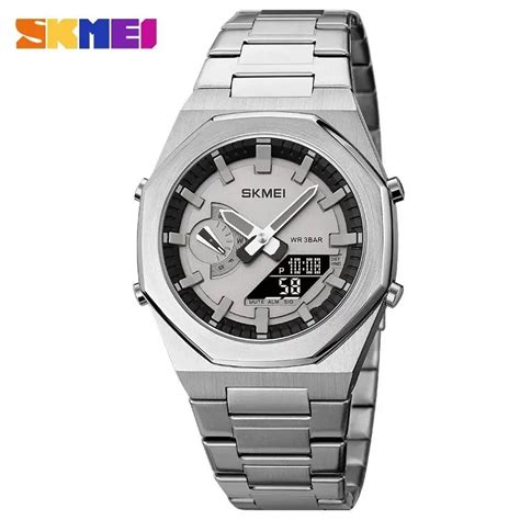 RELOJ SKMEI SKU 1816 PLATA Mercato Import LM