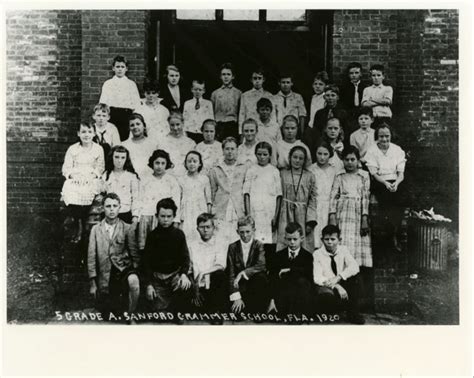 Fifth Grade Class At Sanford Grammar School 1920 · Riches