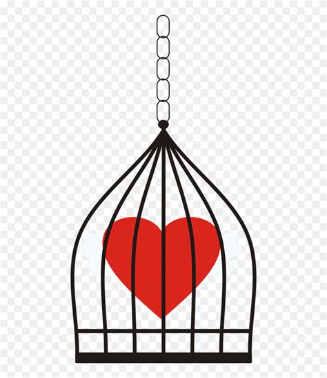 Cage Single Pendant Corazon En Jaula Clipart Pinclipart