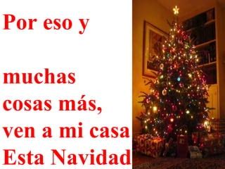 Ven A Mi Casa Esta Navidad PPT