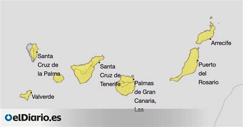 Tiempo En Canarias Avisos Amarillos En Toda Canarias Este Fin De