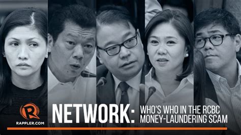 Network Who S Who In The RCBC Money Laundering Scam