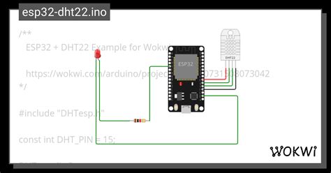 Esp32 Dht22 Ino Wokwi ESP32 STM32 Arduino Simulator