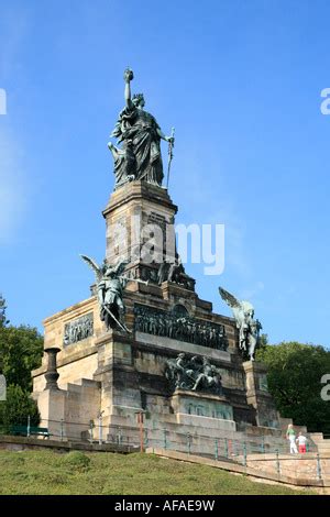 Niederwald Monument Near Ruedesheim In The Rheingau Hesse Germany