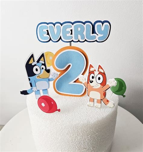 Bluey Pin The Tail On Party Favors Bluey Birthday Party Games Bluey