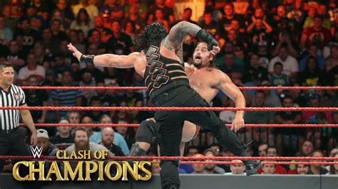 Roman Reigns Vs Rusev U S Title Match WWE Clash Of Champions 2016