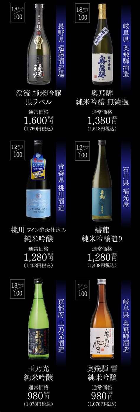 【楽天市場】日本酒p5倍日本酒くじ 720ml×4本セット 送料無料 限定100セット十四代 Extra が当たる！純米大吟醸酒 大吟醸酒