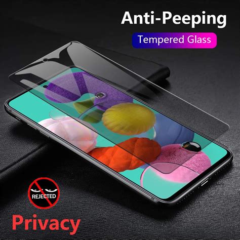 Cheap Privacy Tempered Glass For Samsung Galaxy A50 A70 A51 A71 A52 A72 5g Private Screen