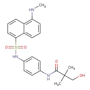 3 HYDROXY 2 2 DIMETHYL N 4 5 METHYLAMINO 1 NAPHTHYL SULFONYLAMINO