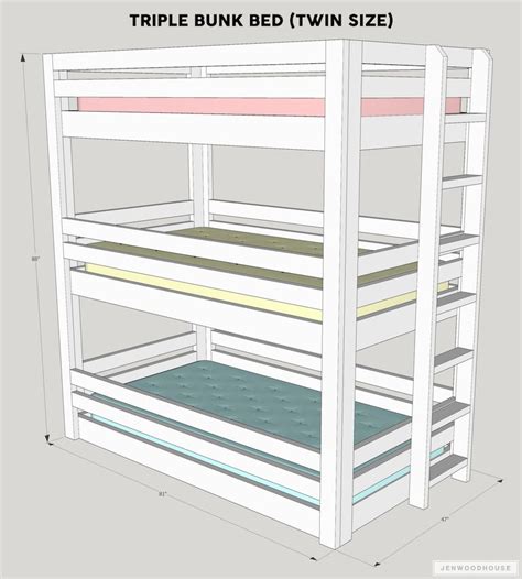 Triple Bunk Bed Triple Bunk Bed Bunk Beds Triple Bunk Beds Plans