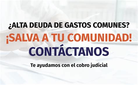 Cobro Judicial de Gastos Comunes Administración de Edificios y