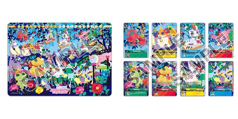 Digimon Card Game Floral Fun Mat & Promo Cards at Premium Bandai US ...