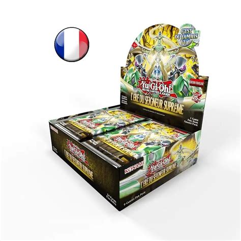 Yu Gi Oh Display Boite De 24 Boosters LÈre Du Seigneur Suprême