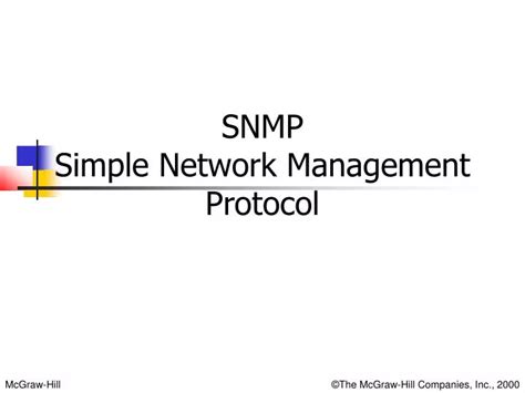 Ppt Snmp Simple Network Management Protocol Powerpoint Presentation