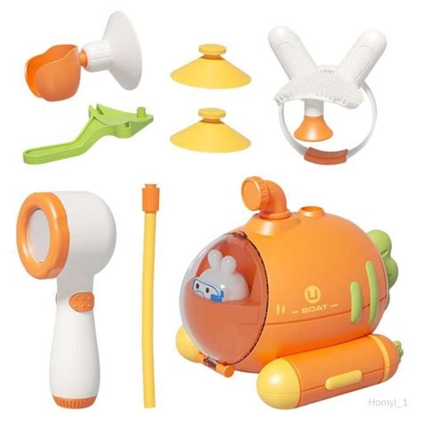 Jouets de bain pour bébé COLAXI 8 pièces Ventouse électrique