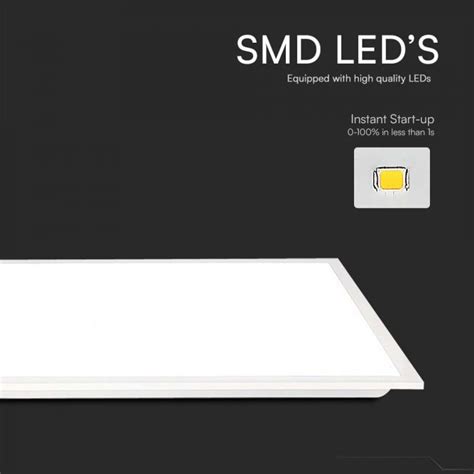 V TAC 40W LED Panel 1200x300 Mm Backlit 140Lm W 6500K 6PCS SET SKU 23148