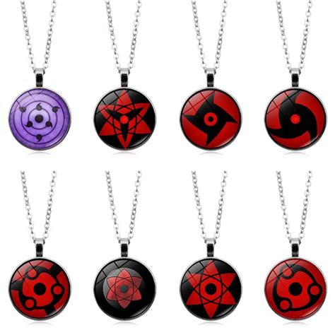 Sharingan Collar Con Colgante De Ojo De Uchiha Sasuke Kakashi Mangekyou