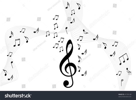 Music Notes Vector Background Stock Vector (Royalty Free) 41735128 ...