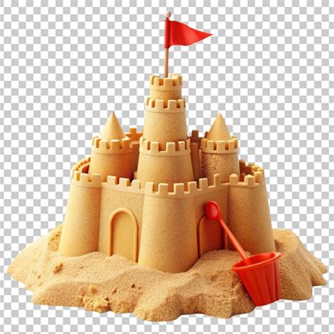 Castelo De Areia Png Psd Premium Gerado Ia