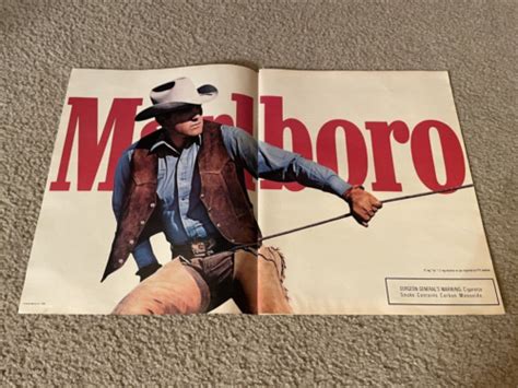 Vintage 1990 Marlboro Cigarettes Print Ad 4 Cowboy Ebay