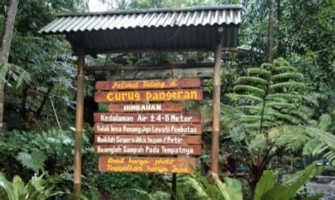 Pesona Curug Pangeran, Air Terjun Eksotis di Kaki Gunung Bunder Bogor - De Java