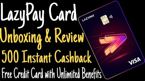 LazyPay Card Unboxing Review Free Credit Card Apply LazyPay Card