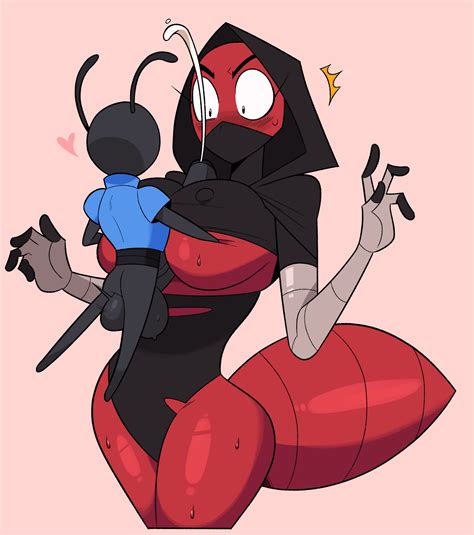 Rule 34 1boy 1girls Ant Ant Girl Ant Humanoid Anthro Archer Big Breasts Buzz Idolomantises