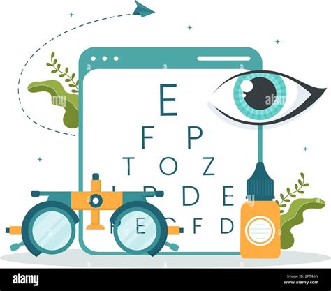 Optician eye test cartoon Stock Vector Images - Alamy