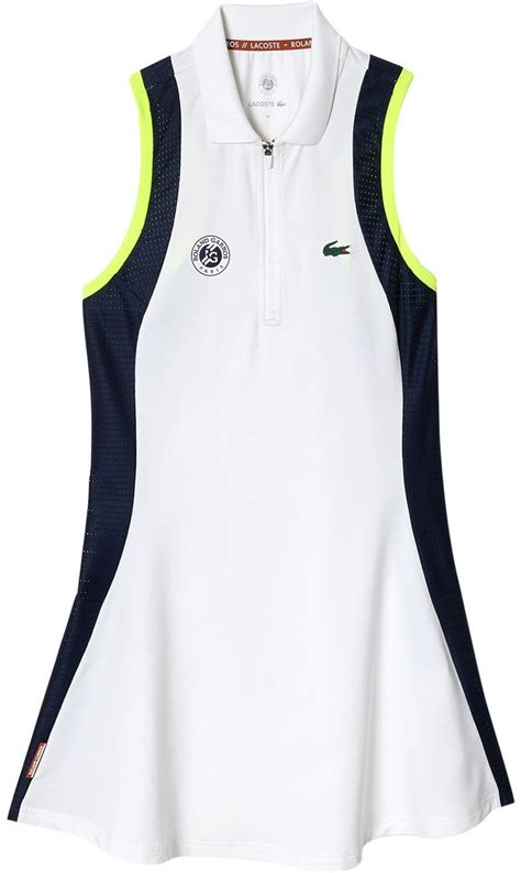 Damska Sukienka Tenisowa Lacoste Sport Roland Garros Edition Sleeveless