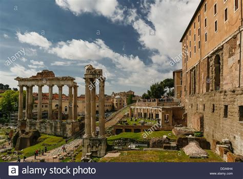 The Temple Of Jupiter Optimus Maximus Also Known As The Temple Of Jupiter Capitolinus Stock