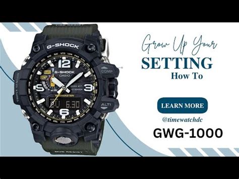 How To Set Casio Gshock Gwg Time Date Alarm Reset World